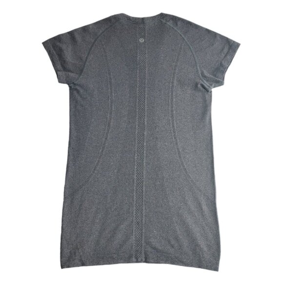 Lululemon Grey Swiftly Tech Short Sleeve Top Size 6 - Picture 2 of 6